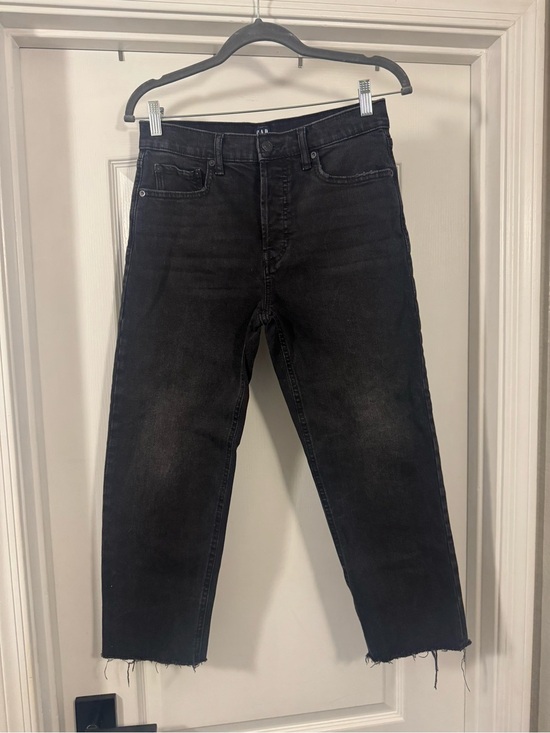 GAP Denim - GAP Black Cropped Cheeky Straight Leg Jeans